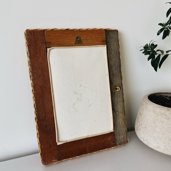 Vintage wicker mirror - Picture 2 of 2